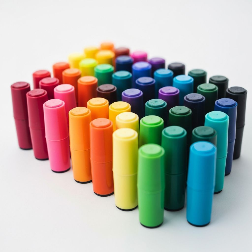 Marcadores de colores